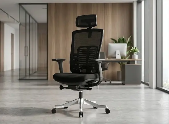 Inspire Chair (Black Frame Black Mesh) - High-Back Ergonomic Office Chair