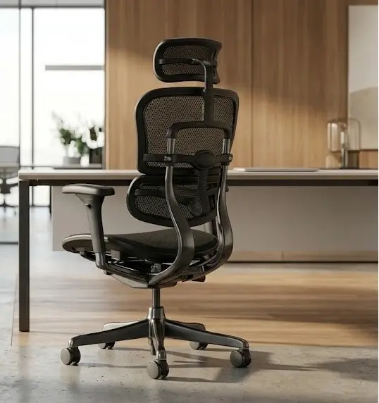 Ergohuman Full mesh MB Chair - Medium Back Mesh Office Chair