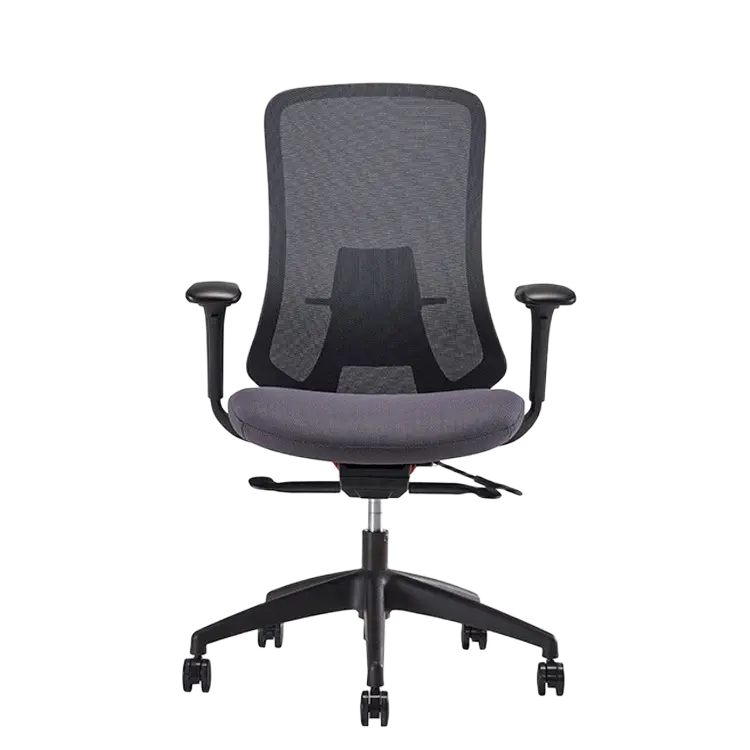 Vega Medium Back Chair (Black) 2