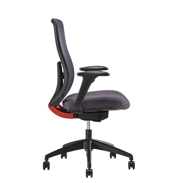Vega Medium Back Chair (Black) 4