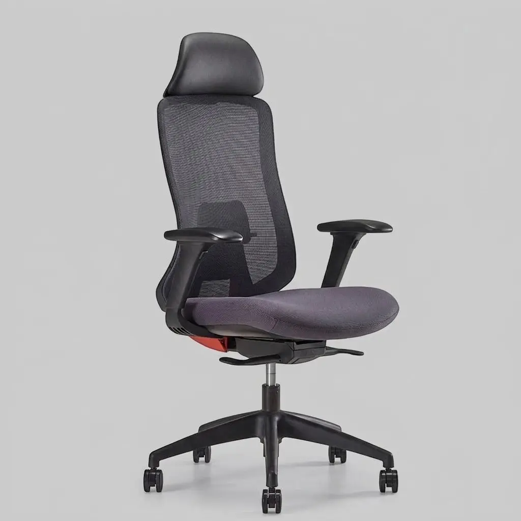 Vega HB Gaming Chair (Black) - Ergonomic Mesh Office Chair
