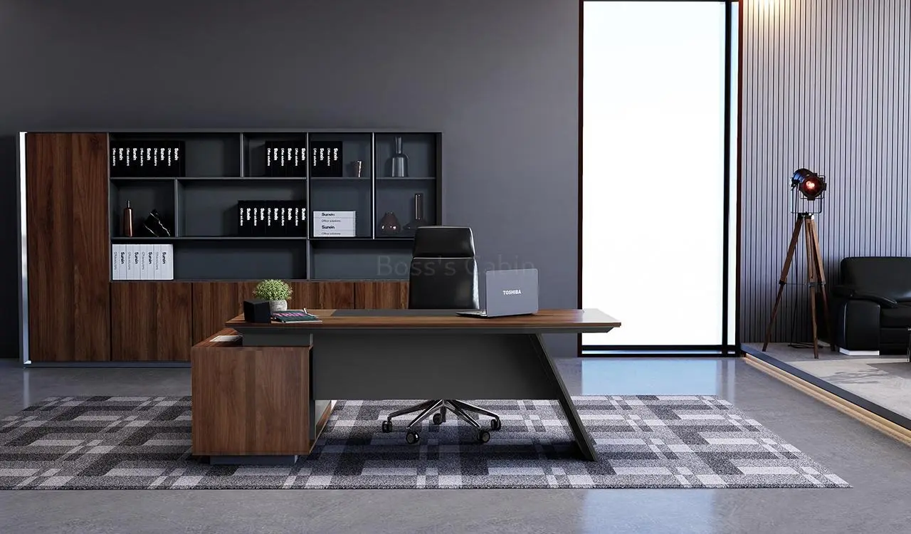 Maxima 7 Feet Desk With Slanted Leg