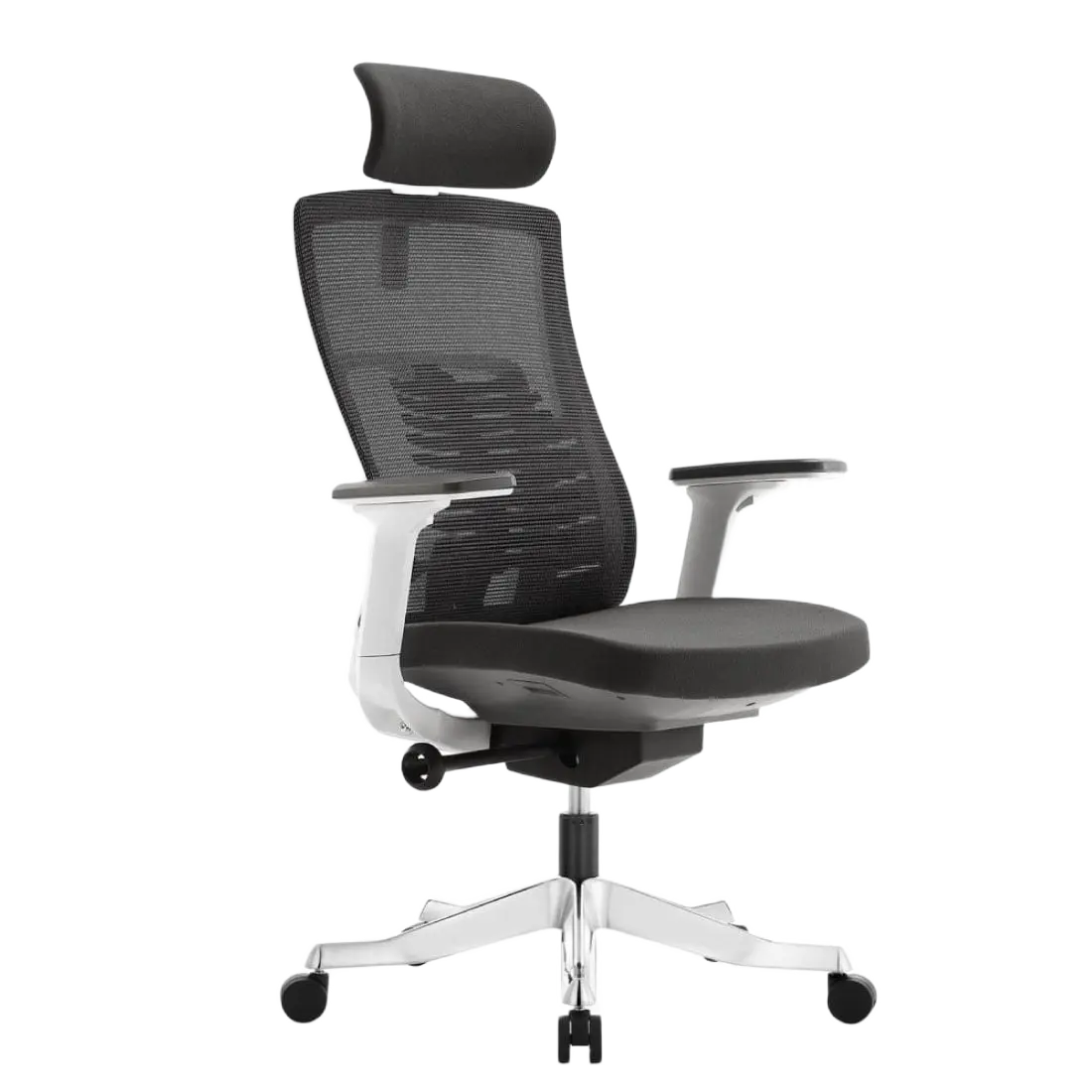 Inspire Chair (White frame Black Cushion) 1