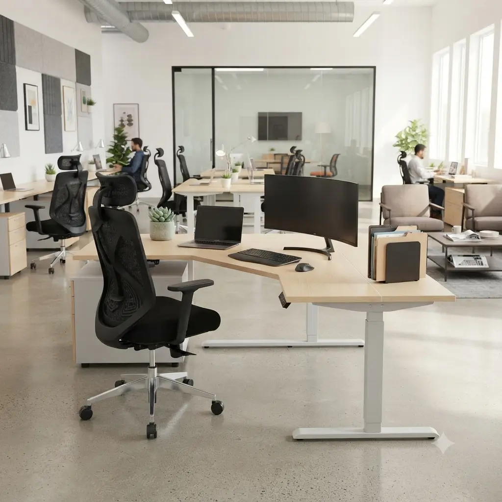 Zoner HB Chair Mesh Seat (Black)