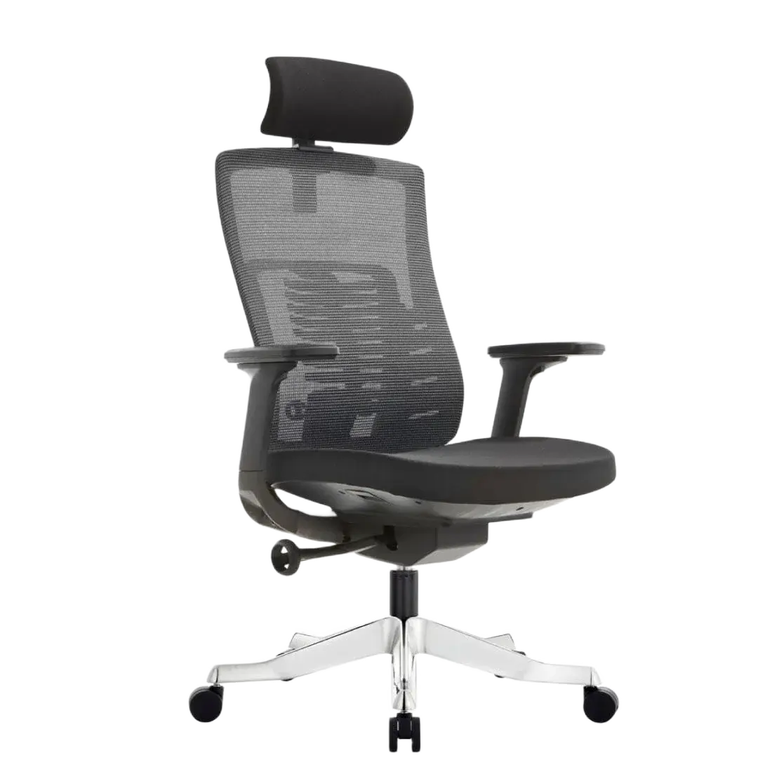 Inspire Chair (Black Frame Black Cushion) 2