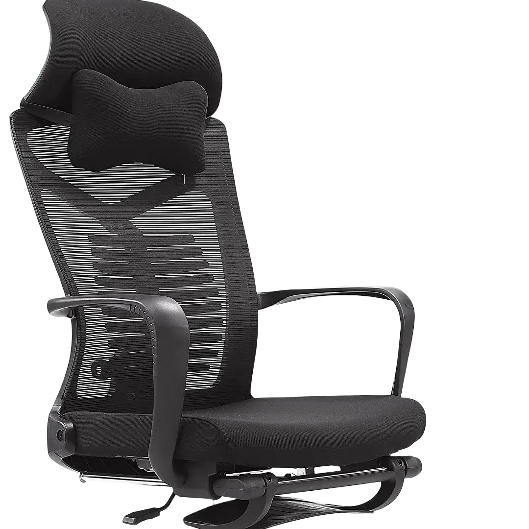 Relaxo Chair (Black Frame Black Mesh) 2