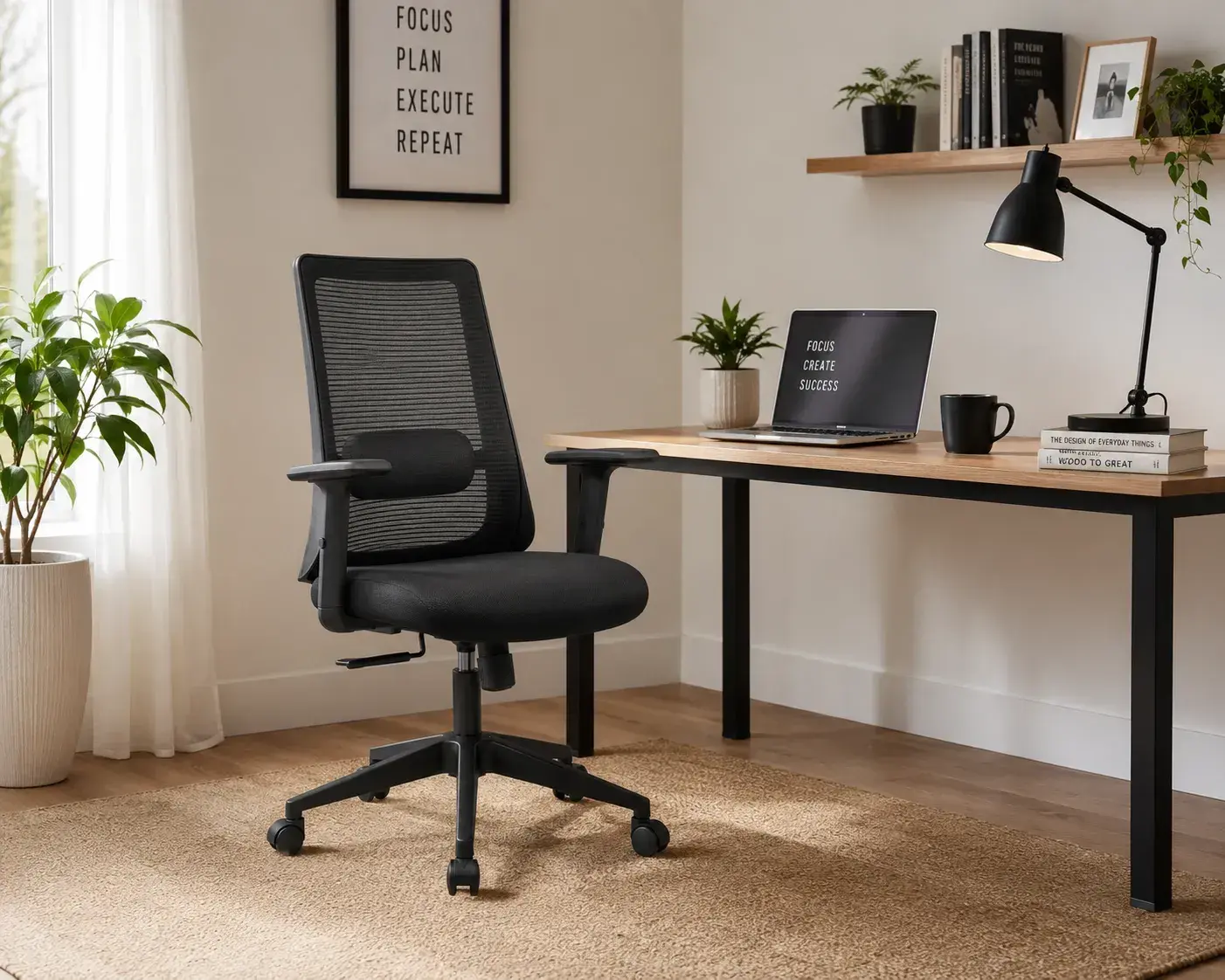 Grace Medium Back Office Chair - Ergonomic Office Chair