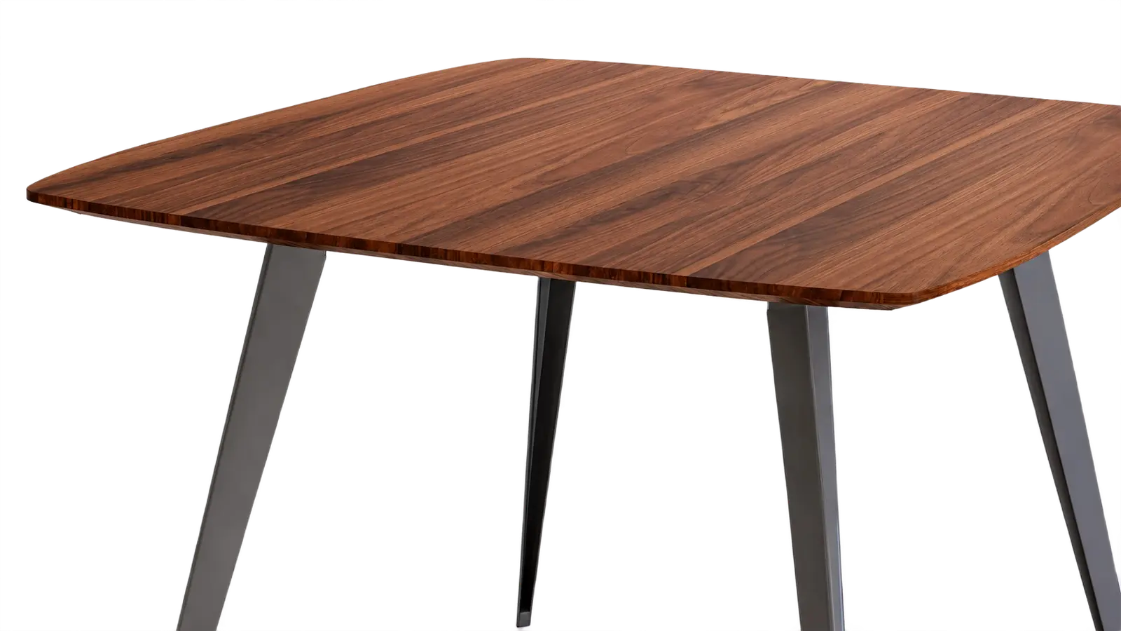 'Maxima' 3 Feet Square Meeting Table In Felix Walnut Laminate 3