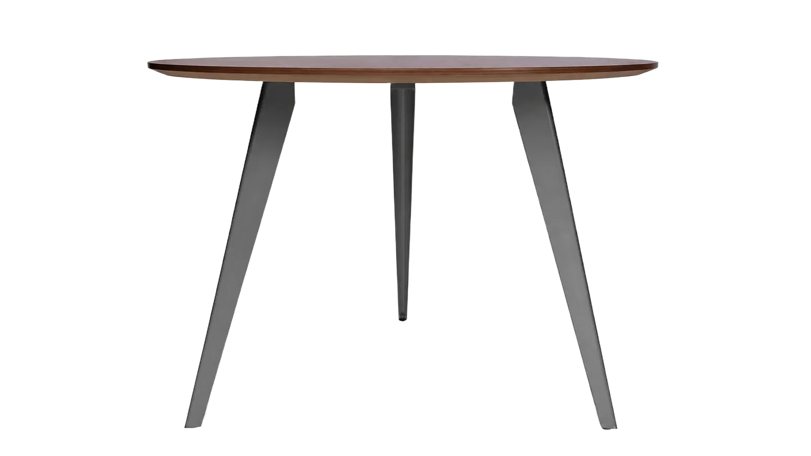 'Maxima' Round Meeting Table In Felix Walnut Laminate 2