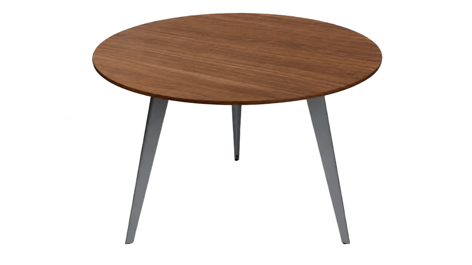 'Maxima' Round Meeting Table In Felix Walnut Laminate 3