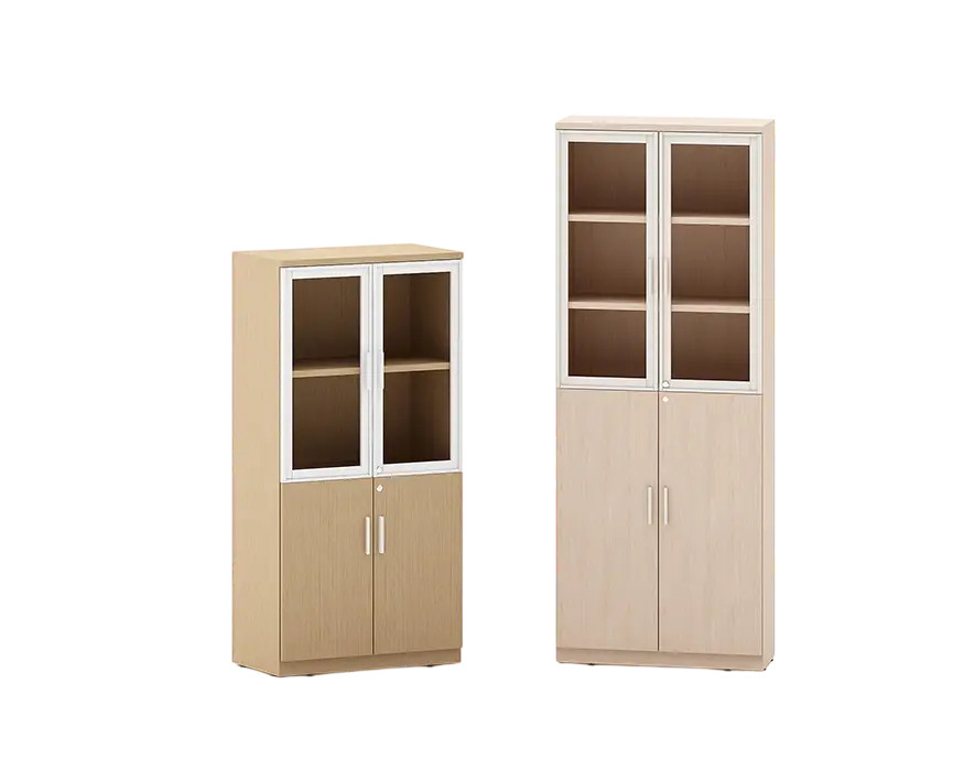 Glass Door File Cabinet 1