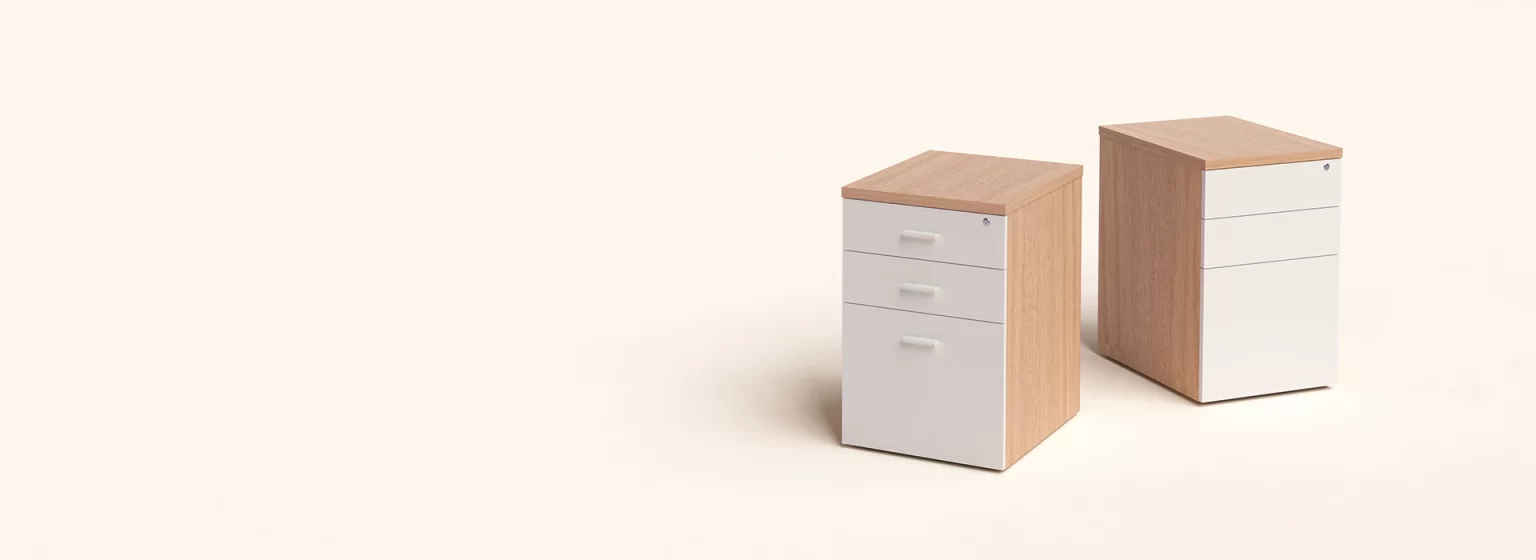 3 Drawer Wooden Pedestal 1