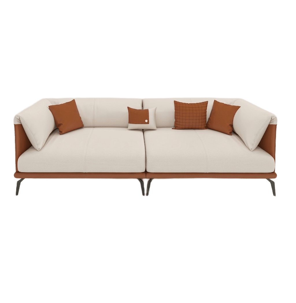 Terracotta Modular Sectional Sofa 2